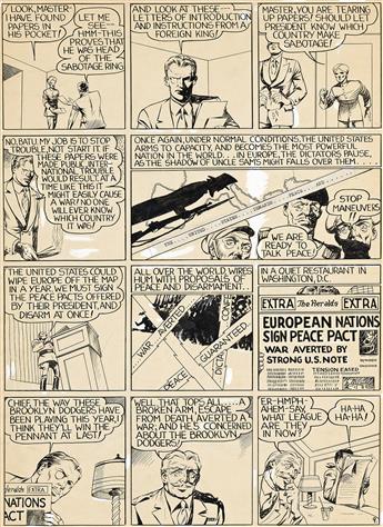 WILL EISNER (1917-2005) "Look, master, I have found papers in his pocket!"                                                                       